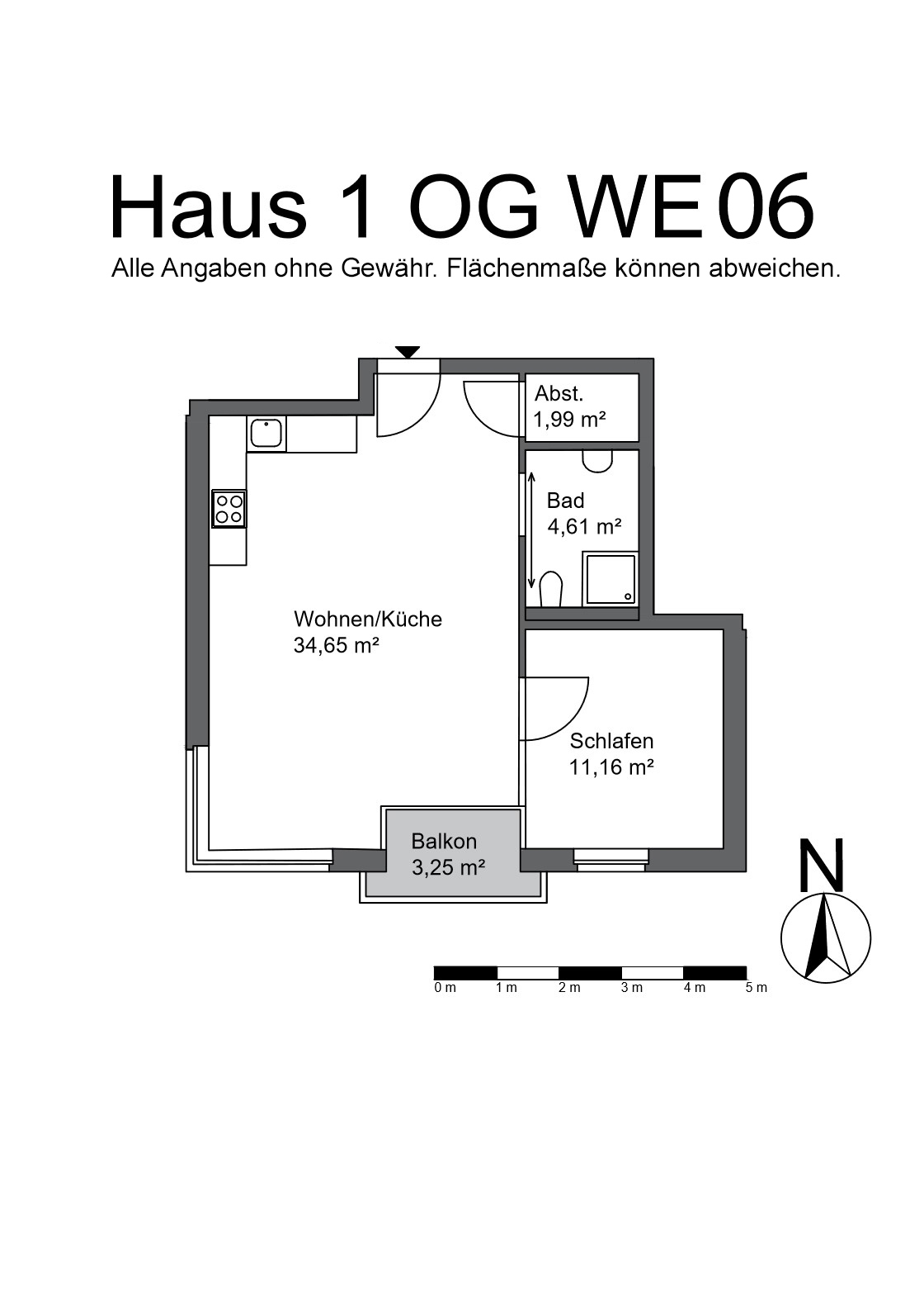 Haus 1 - Obergeschoss WE 2